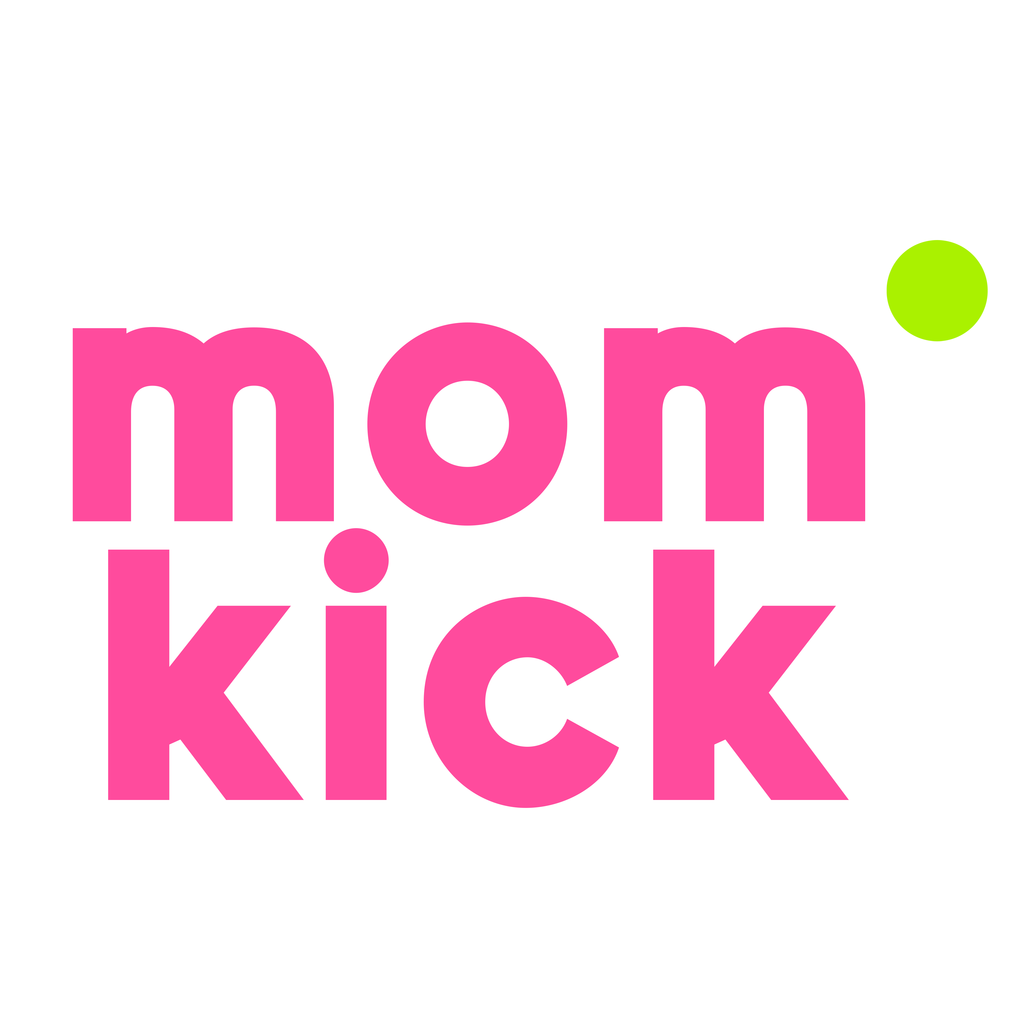 Momkick logo